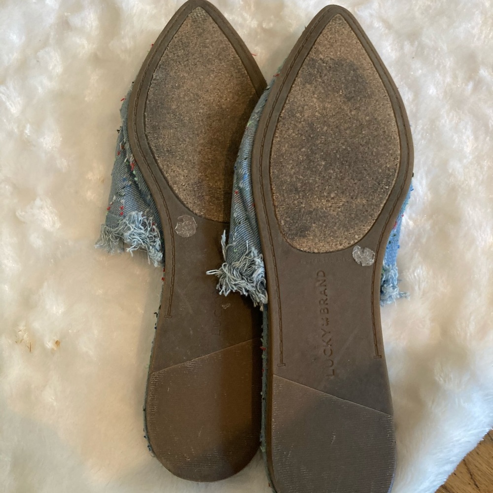 Lucky Brand Bapsee Canvas Slides - Picture 7 of 8